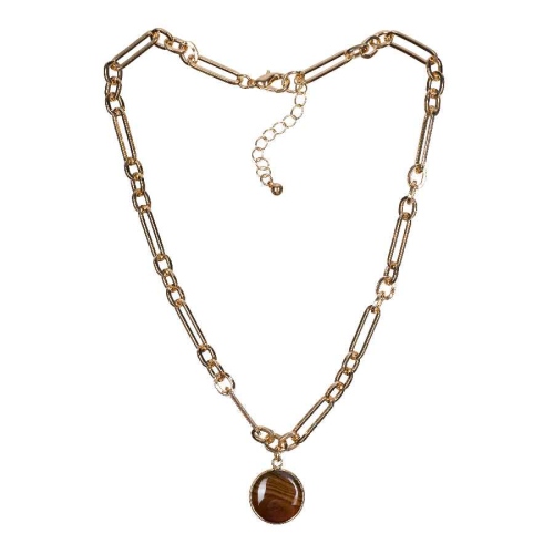 Колье COFFE AGATE Fiore Luna LN5148 BR/G