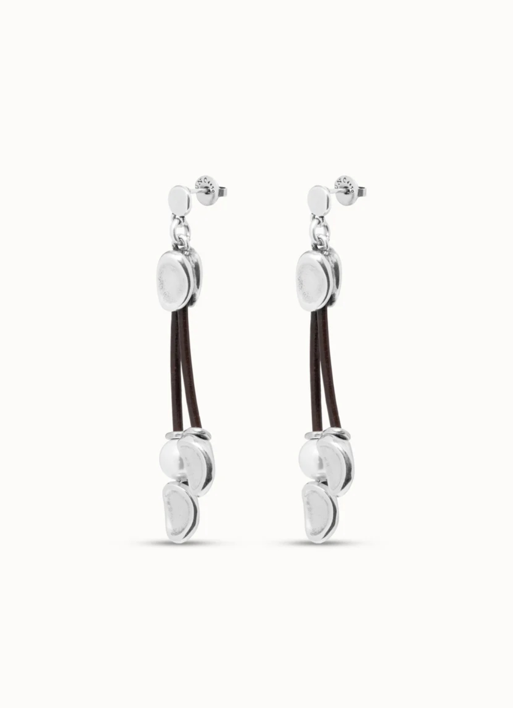 Серьги BOND с серебром UNOde50 PEN0888BPLMTL0U