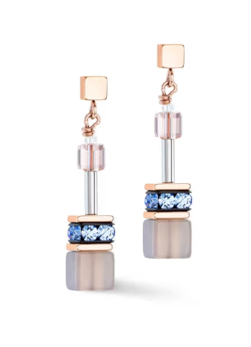 Фото Серьги Light blue-Beige Coeur de Lion 4905/21-0738