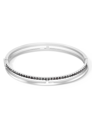 Фото Браслет Eternal Unity Bangle silver-black Coeur de Lion 0136/32-1317 19