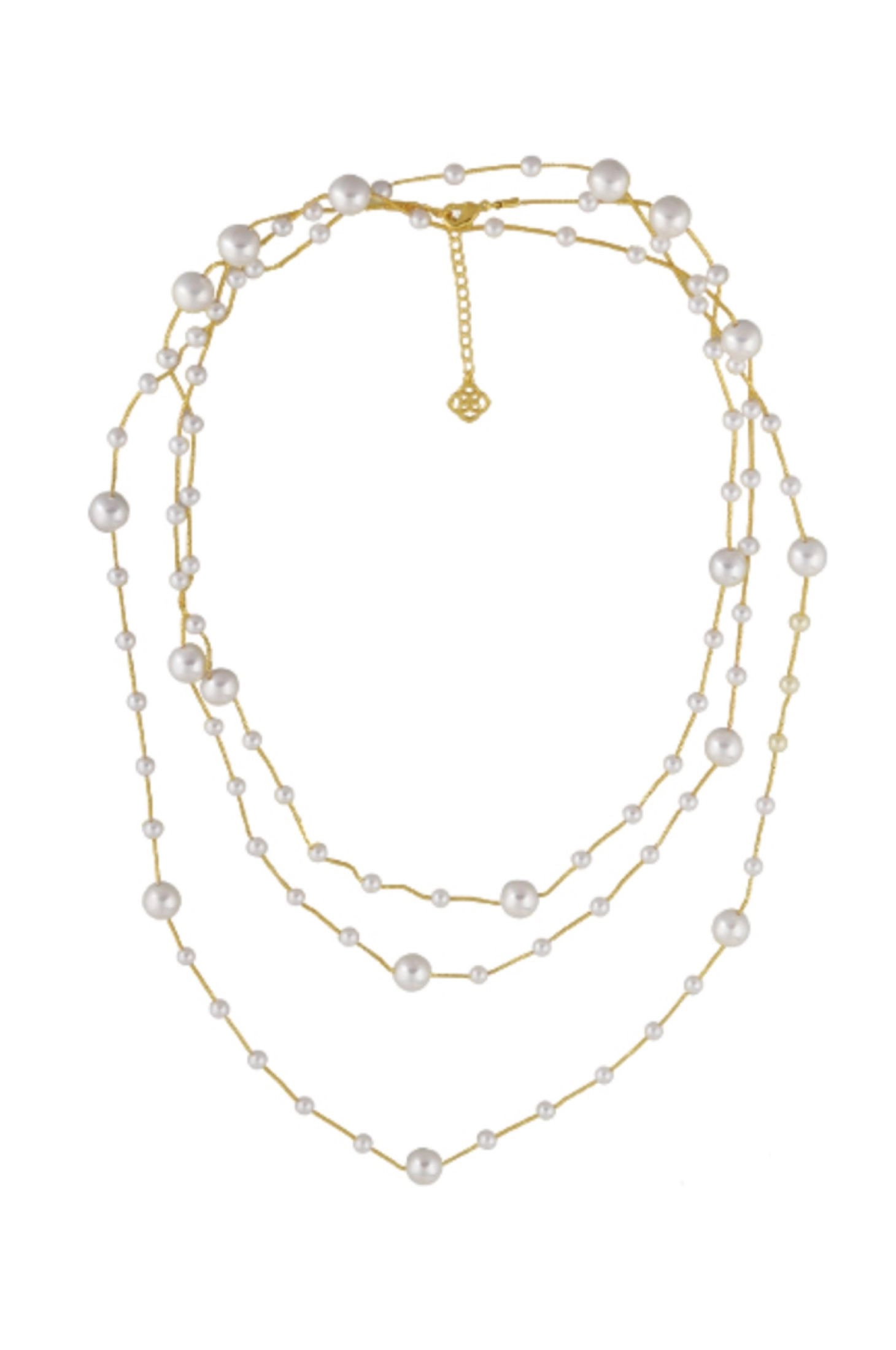 Фото Колье Silver/Gold Uvelina NR73 0215G-31N