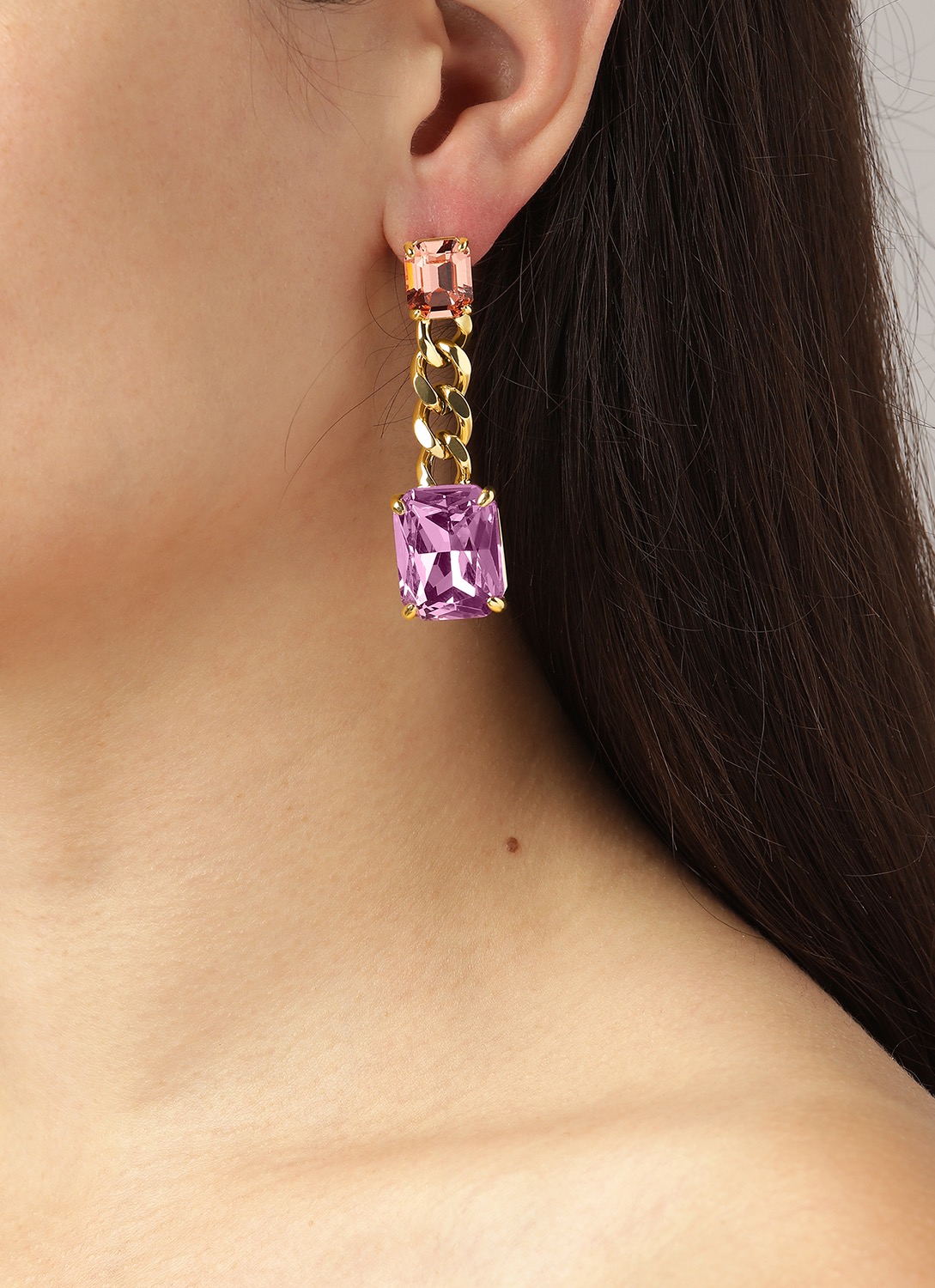 Фото Серьги CALLA SG LIGHT ROSE / PEACH Dyrberg Kern 460010