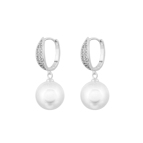 Серьги WHITE PEARL Fiore Luna ABE25386-03 S