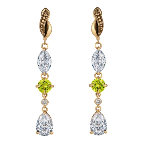 Фото Серьги SFARFALLIO Fiore di Firenze OR0431 VERDE