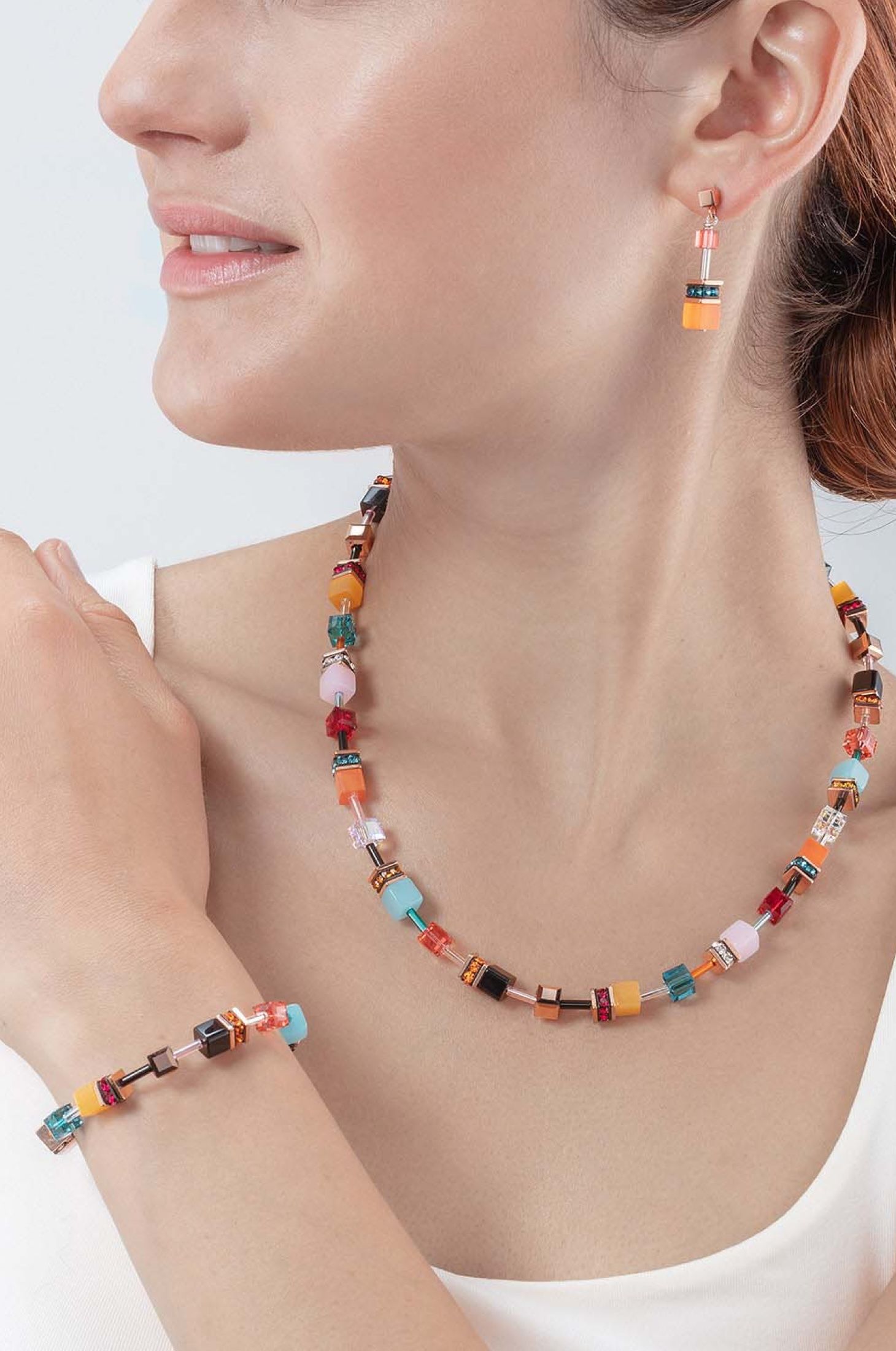 Фото Колье Multicolor Expressive Coeur de Lion 2838/10-1582