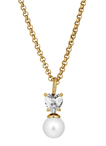 Колье COLUME SG CRYSTAL / WHITE PEARL