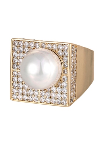 Кольцо Madreperla MP02001033 gold/white