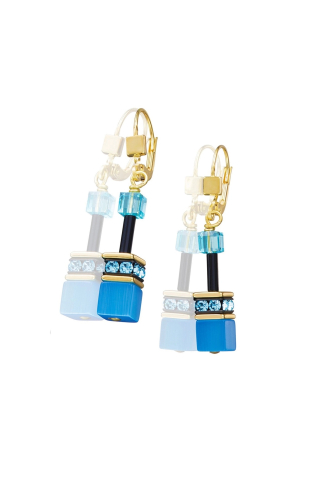 Фото Серьги Multicolour Rainbow Gold Coeur de Lion 2838/20-1573