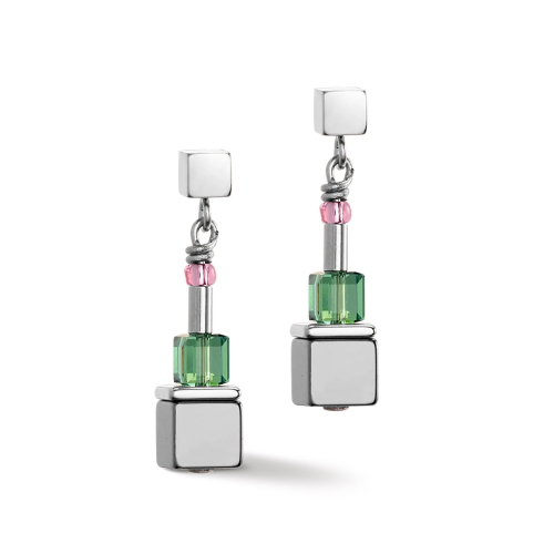 Фото Серьги Blue-Green-Lilac Coeur de Lion 5020/21-0754