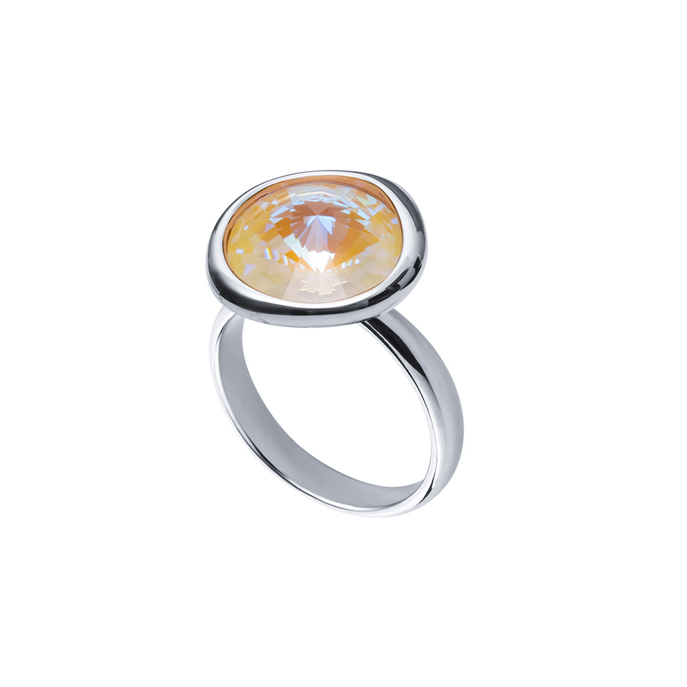 Фото Кольцо Ivory Cream Delite Kristal Fiore Luna K1902.1 BW/S