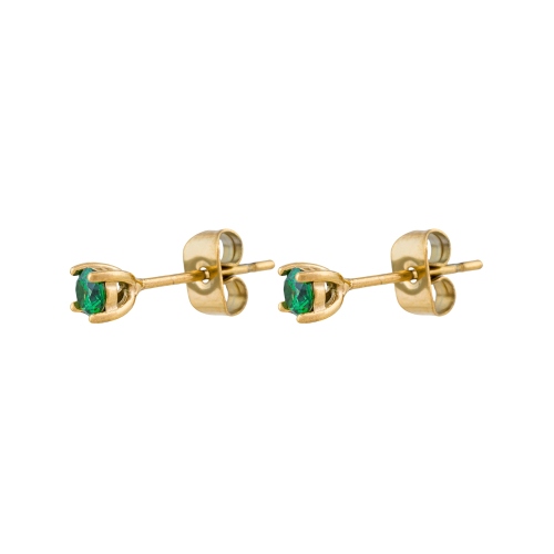 Пусеты GREEN Fiore Luna AE03187-8 G/G