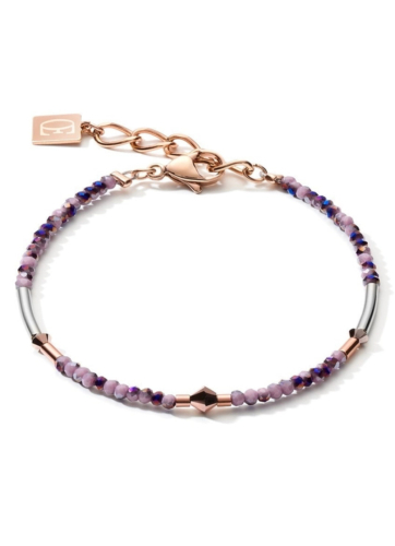 Фото Браслет Amethyst Rose Gold Coeur de Lion 5080/30-0846