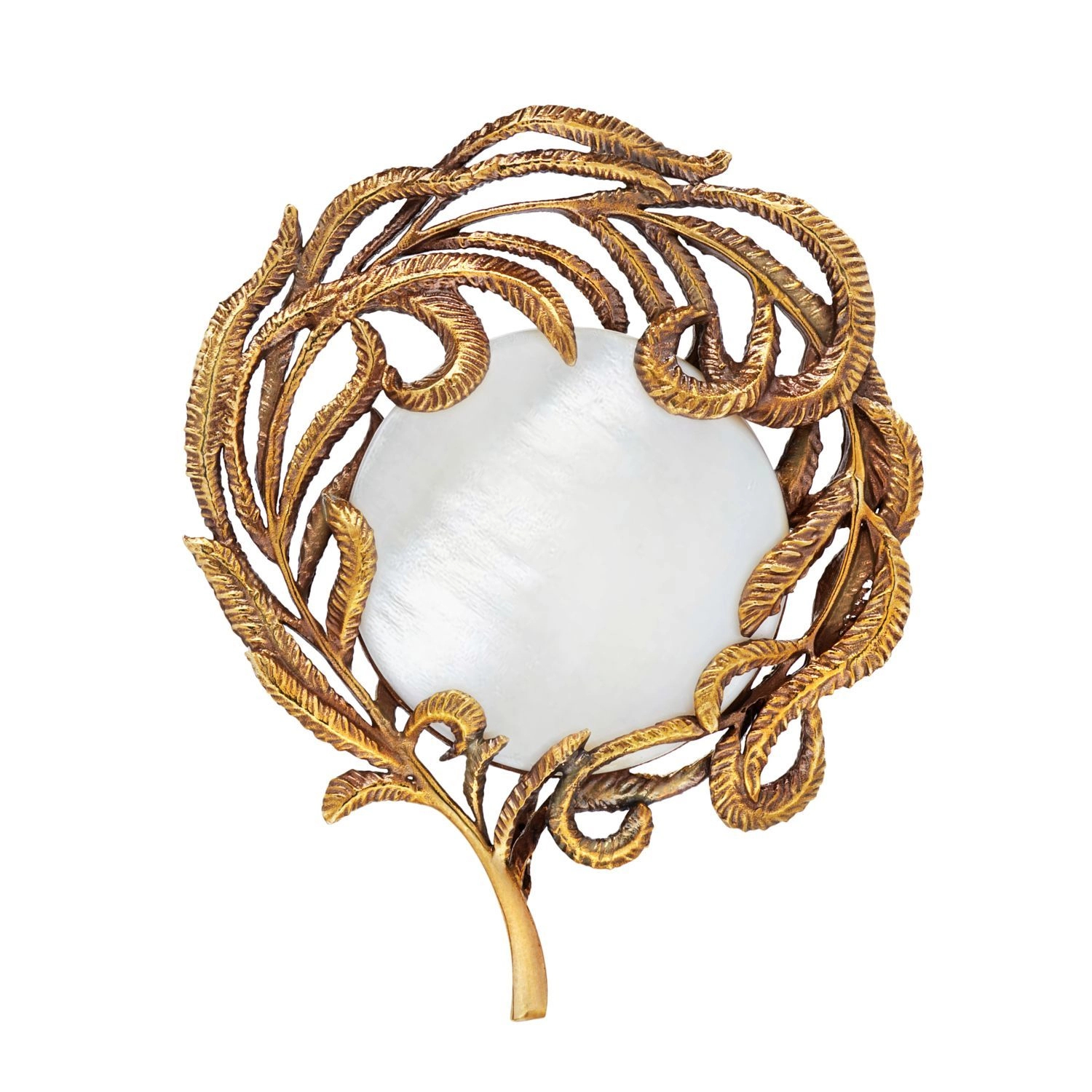 Колье/Брошь Piuma di Fenice Fiore di Firenze CO2907 PEARL