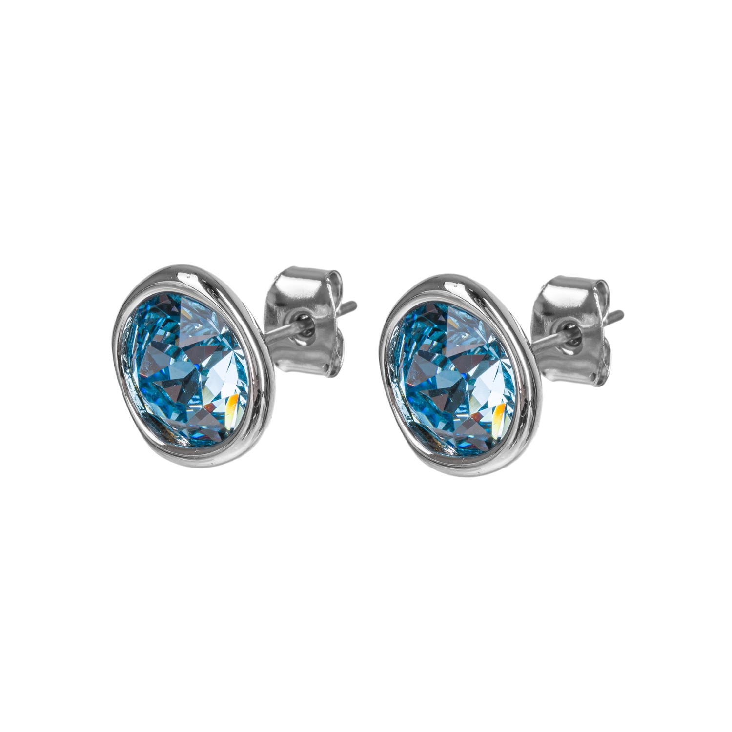 Фото Пусеты Aquamarine Fiore Luna Classic Fiore Luna A1909.M22 BL/S