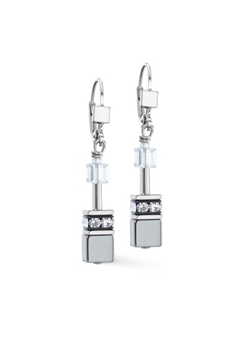 Фото Серьги Grey-Silver Coeur de Lion 4015/20-1217