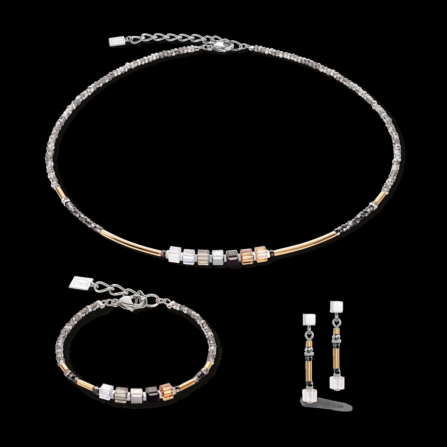 Фото Серьги Grey-Gold Coeur de Lion 5027/21-1216