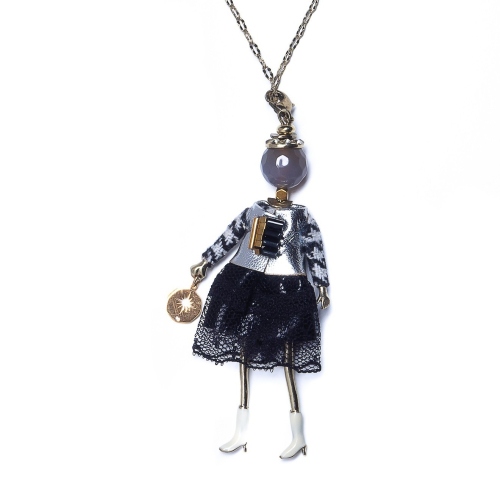 Фото Подвеска Miamelie, кукла Сабина, MiA-2112-CL2315 золотистый