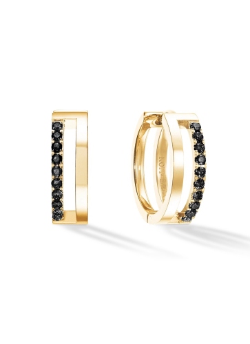 Фото Серьги Black-Gold Coeur de Lion 0136/21-1316