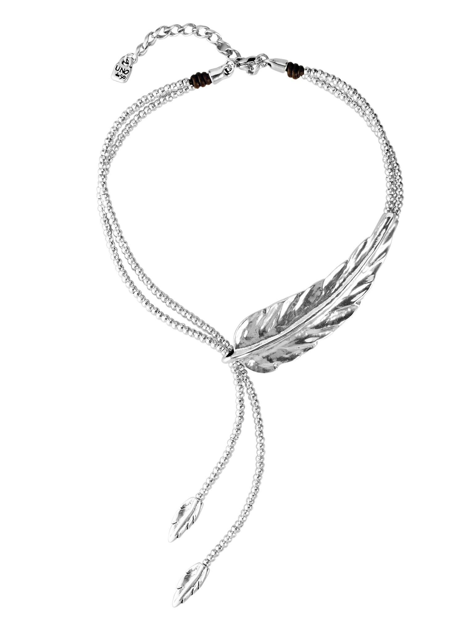 Ожерелье Feather UNOde50 COL1306MTL0000U