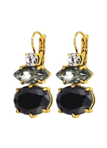 Фото Серьги PARSANA SG BLACK_GREY Dyrberg Kern 470011