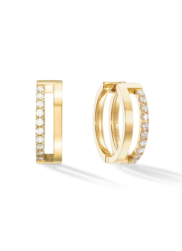 Серьги Crystal-Gold Coeur de Lion 0136/21-1816