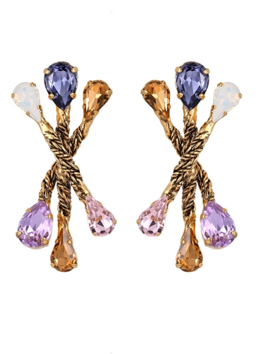 Фото Серьги "Хромосомы" Claudio Canzian CC00202133 violet