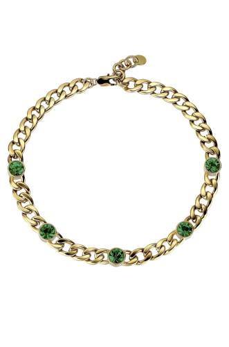 Фото Колье Dyrberg Kern ANGELINA SG EMERALD GREEN 430031