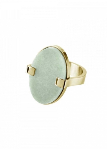 MAROCK кольцо MALAI IIII SG GREEN AMAZONITE 351105