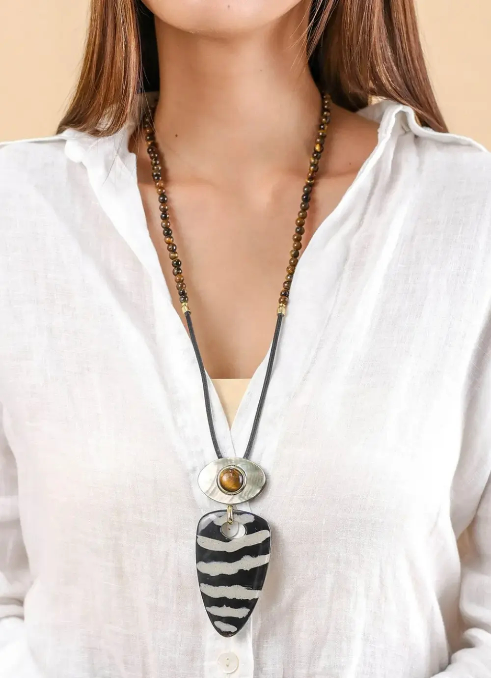 Фото Колье Zebra Nature Bijoux NB24.2-15-43302