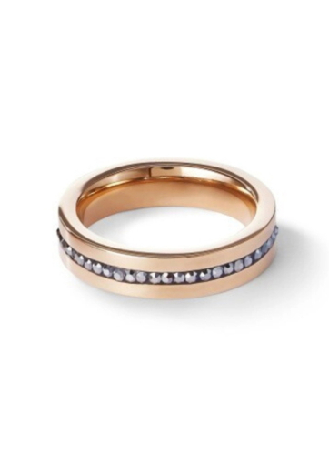 Фото Кольцо Anthracite-Rosegold Coeur de Lion 0226/40-1223 55