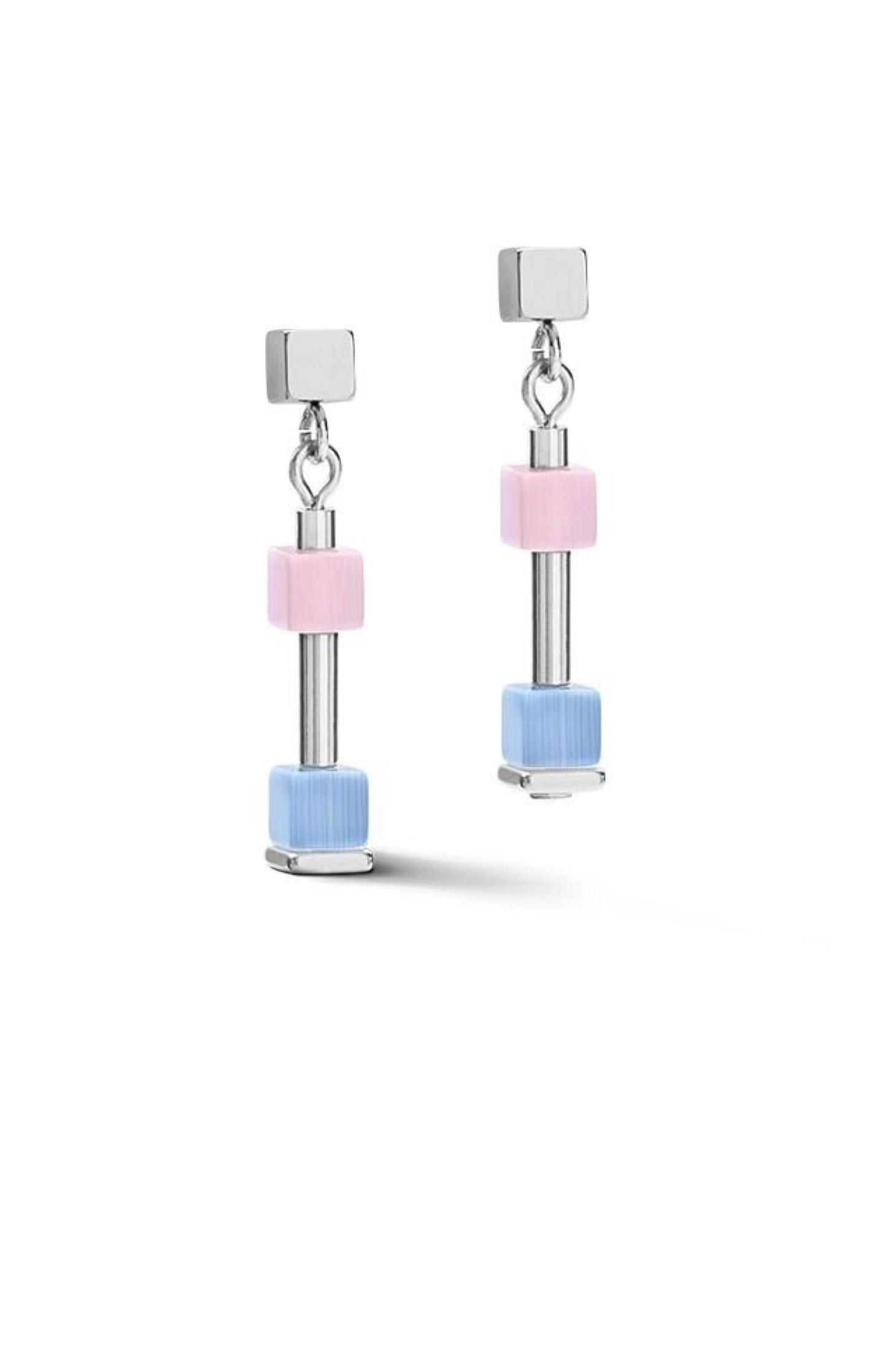 Серьги Fine Pastel Blue-Rose Coeur de Lion 5028/21-0719