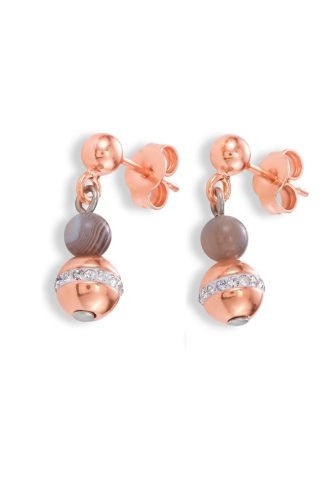 Фото Серьги Beige-Grey Coeur de Lion 4992/21-1012