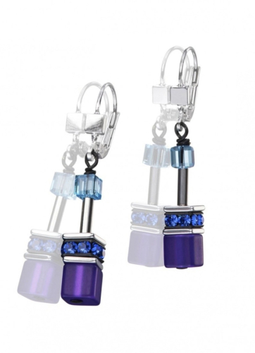Фото Серьги Blue-Purple Coeur de Lion 2838/20-0708