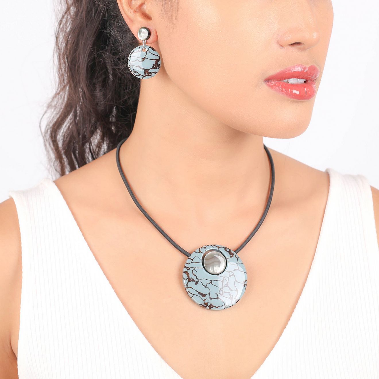 Фото Серьги Bleu nuit Nature Bijoux 12-75741