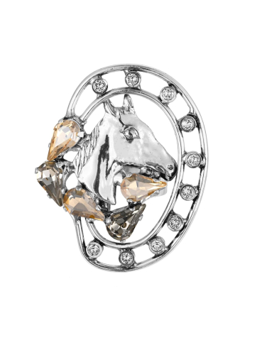 Фото Кольцо "Лошади" Claudio Canzian CC00201574 silver