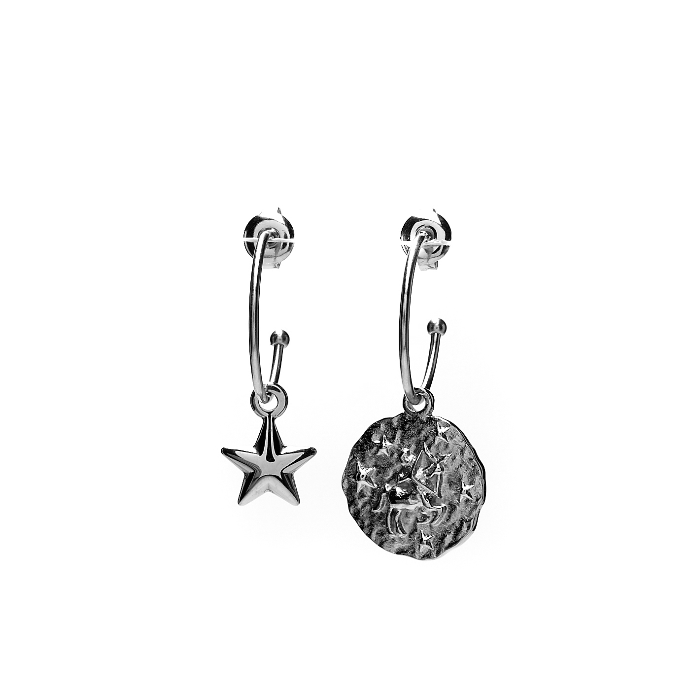 Фото Серьги Moon Paris Ikita асимметричные созвездие Стрелец MIK-1902-010