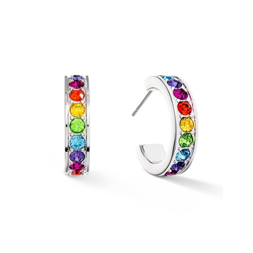 Фото Серьги Multicolour Silver Coeur de Lion 0131/21-1517