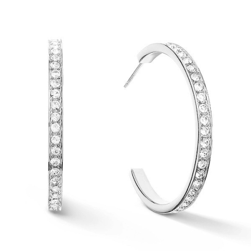 Фото Серьги Crystal-Silver Coeur de Lion Coeur de Lion 0128/21-1817