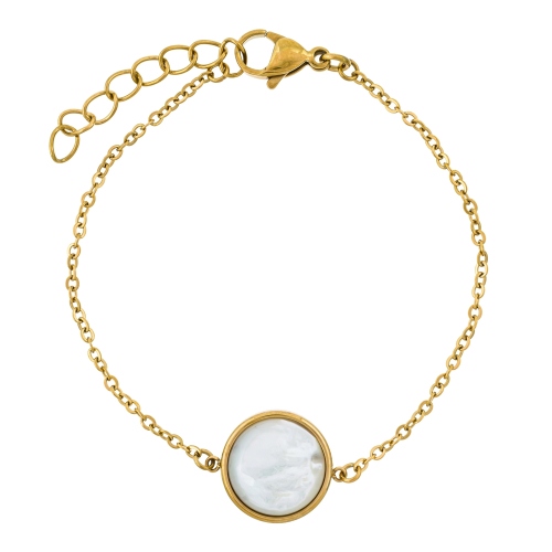 Браслет Сфера SHELL WHITE Fiore Luna *CB02913-2 BW/G