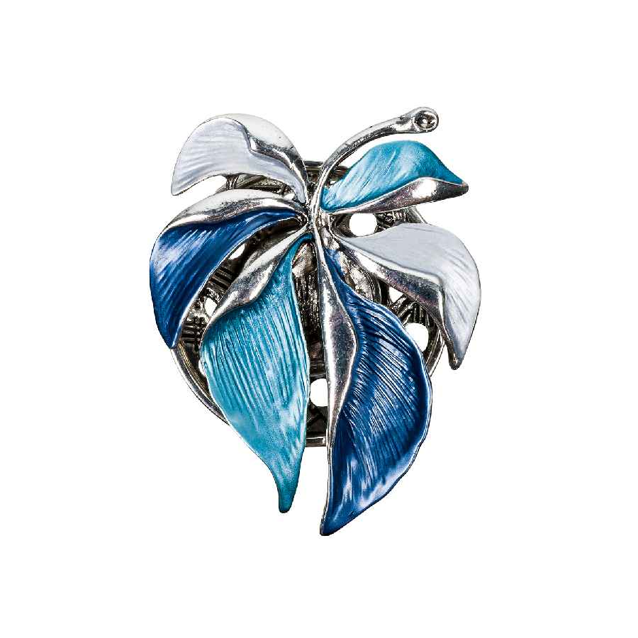 Фото Брошь Лист резной Fiore Luna Classic XZ0863.23 BL/S