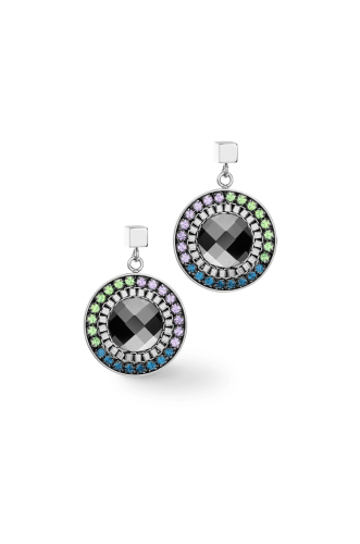 Фото Серьги Blue-Green-Lilac Coeur de Lion 5036/21-0754