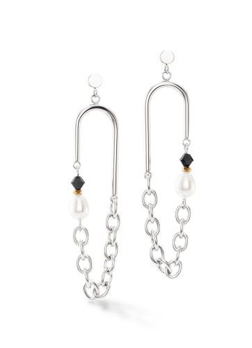 Серьги Black-Crystal Coeur de Lion 1134/21-1318