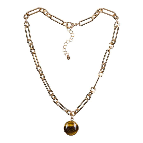 Колье TIGER EYE Fiore Luna LN5147 BR/G