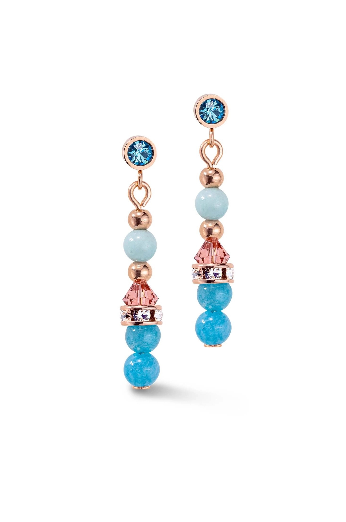 Фото Серьги Aqua-Lilac Coeur de Lion 6020/21-2026