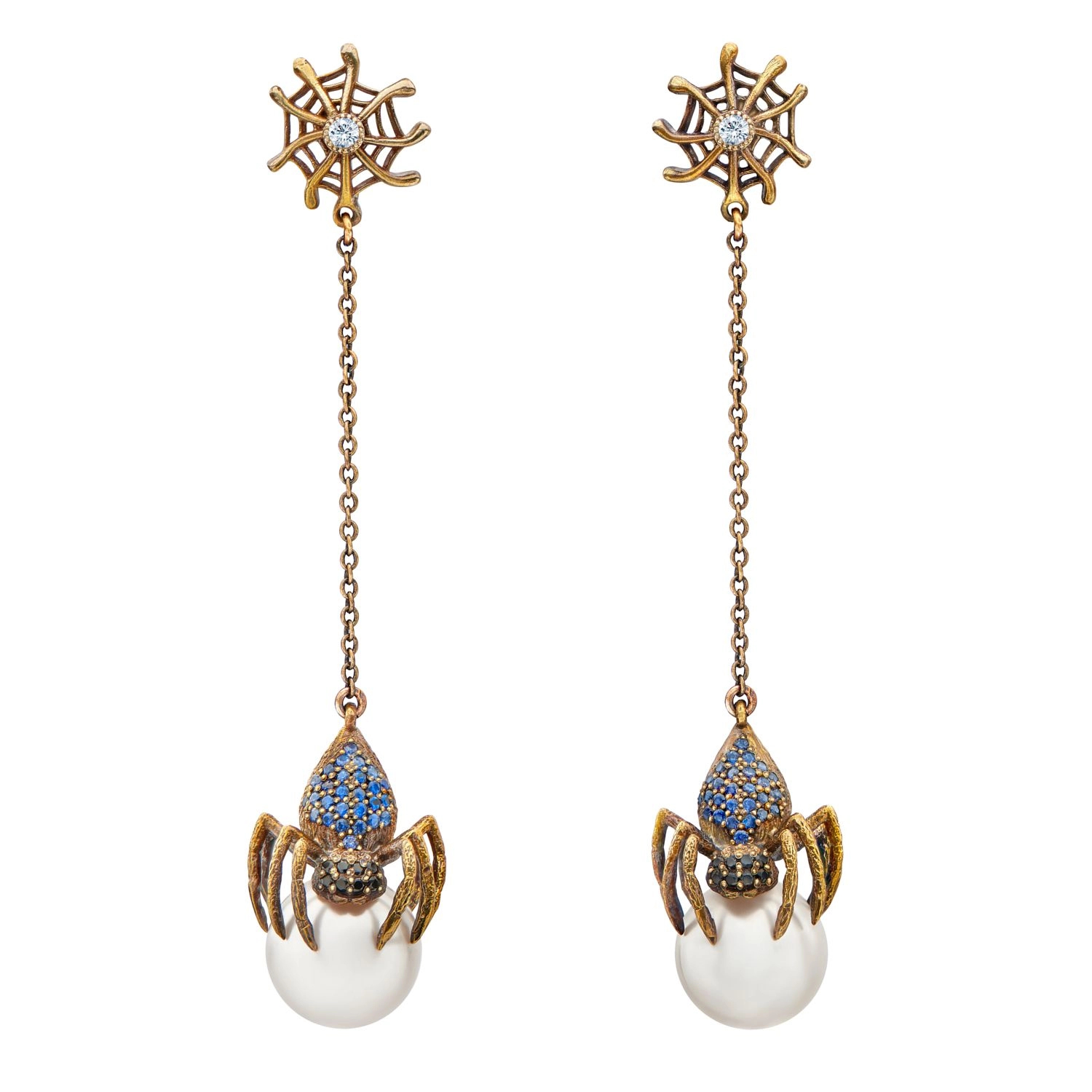 Фото Серьги Ragno Art Nouveau piccolo Fiore di Firenze OR2210-1 TANZANITE