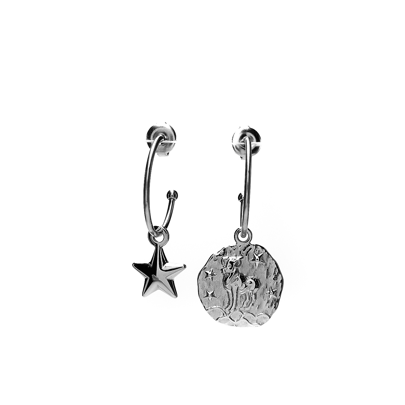 Фото Серьги Moon Paris Ikita асимметричные созвездие Овен MIK-1902-030