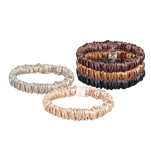 Набор резинок для волос 5 штук 100% шелк Fiore Luna SS1005.2 BR