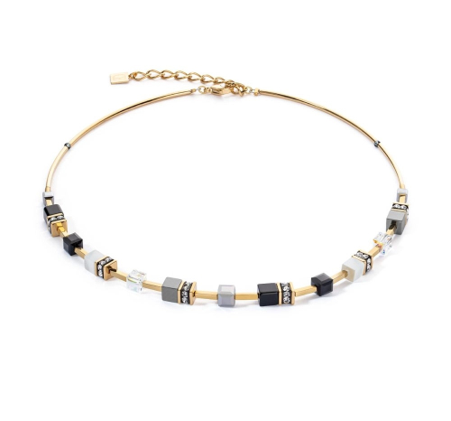 Фото Колье Black-White-Grey Coeur de Lion 2800/10-1333