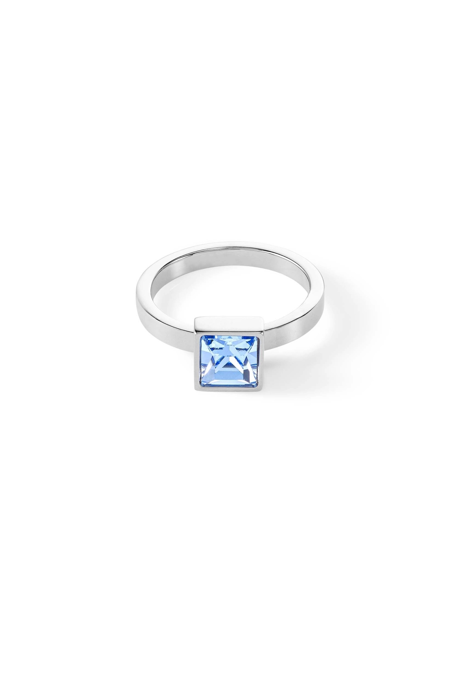 Кольцо Light Blue-Silver 17.2 мм Coeur de Lion 0500/40-0741 54