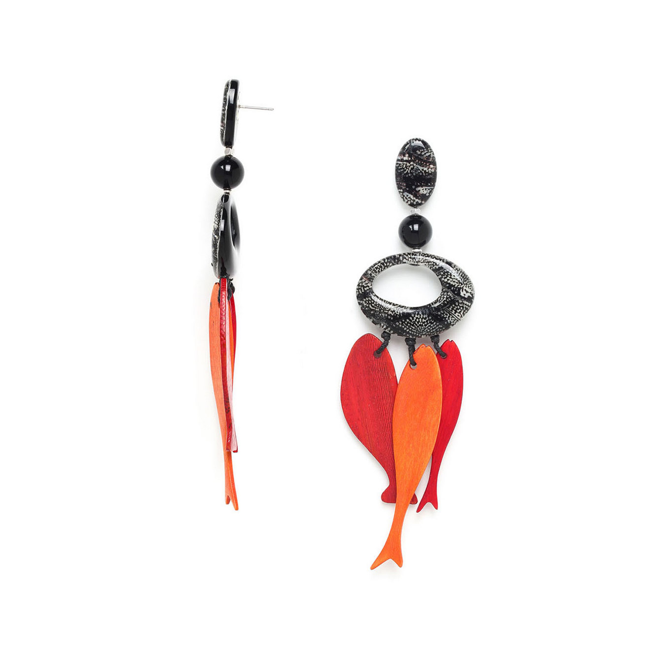 Фото Серьги Poisson rouge Nature Bijoux 12-77010